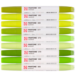Marker 9er Set Green Yellow in der Gruppe Stifte / Künstlerstifte / Marker bei Pen Store (130488)