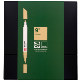 Marker 9er Set Nature in der Gruppe Stifte / Künstlerstifte / Marker bei Pen Store (130496)