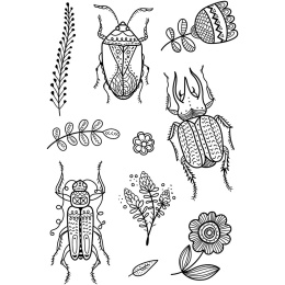 Clear Stamps Insekten in der Gruppe Basteln & Hobby / Hobbyzubehör / Stempel bei Pen Store (130560)