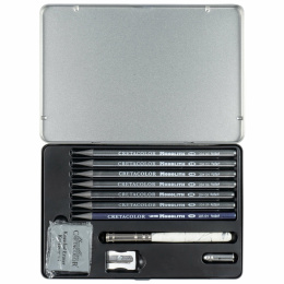 Monolith Box Graphit-Set in der Gruppe Künstlerbedarf / Buntstifte und Bleistifte / Grafit- und Bleistifte bei Pen Store (130576)