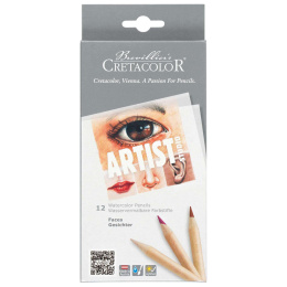 Artist Studio Aquarellstifte Faces 12er-Pack in der Gruppe Stifte / Künstlerstifte / Aquarellstifte bei Pen Store (130578)