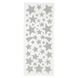 Stickers Silberne Sterne 2 blatt in der Gruppe Kids / Spaß und Lernen / Stickers bei Pen Store (130587)