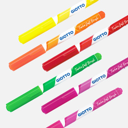 Turbo Soft Brush Pen Fluo 6er-Set in der Gruppe Kids / Stifte für Kinder / Filzstifte für Kinder bei Pen Store (130608)