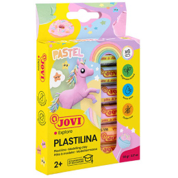Plastilina Knetmassa 6 Stück Pastel 15 g in der Gruppe Kids / Basteln für Kinder / Basteln mit Ton bei Pen Store (130617)