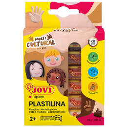Plastilina Knetmassa 6 Stück Skintones 15 g in der Gruppe Kids / Basteln für Kinder / Basteln mit Ton bei Pen Store (130619)