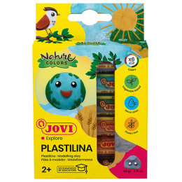 Plastilina Knetmassa 6 Stück Nature 15 g in der Gruppe Kids / Basteln für Kinder / Basteln mit Ton bei Pen Store (130620)