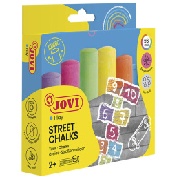 Straßenmal Kriterien Jumbo 6er-Set in der Gruppe Kids / Feiertage / Saison für Kinder / Draußenspiele / Straßenkreide bei Pen Store (130625)