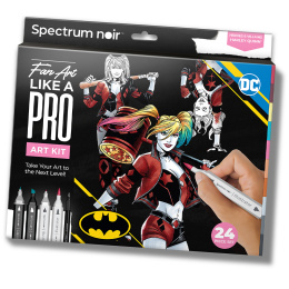 Art Kit 24-set Harley Quinn in der Gruppe Stifte / Künstlerstifte / Marker bei Pen Store (130636)