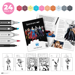 Art Kit 24-set Harley Quinn in der Gruppe Stifte / Künstlerstifte / Marker bei Pen Store (130636)