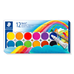 Noris Aquarell-Set 12-tlg in der Gruppe Kids / Basteln für Kinder / Wasserfarben für Kinder bei Pen Store (130640)