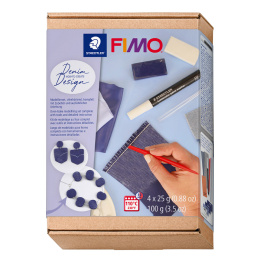 FIMO Soft kit Jeans Effect in der Gruppe Basteln & Hobby / Basteln / Modellieren / Ofenhärtende Modelliermasse bei Pen Store (130650)