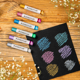Ölpastel Metallic 6er-Set in der Gruppe Künstlerbedarf / Buntstifte und Bleistifte / Pastellkreiden bei Pen Store (130651)