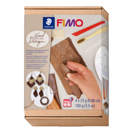 FIMO Soft kit Wood Effect in der Gruppe Basteln & Hobby / Basteln / Modellieren / Ofenhärtende Modelliermasse bei Pen Store (130655)