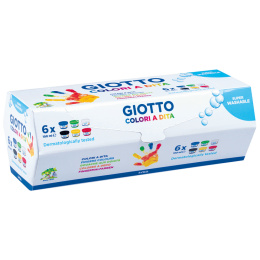 Dita Fingerfarben 6x100 ml in der Gruppe Kids / Basteln für Kinder / Malfarbe für Kinder / Fingerfarben bei Pen Store (130662)