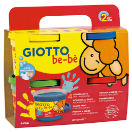 Be-bè Fingerfarben 4x150 ml in der Gruppe Kids / Basteln für Kinder / Malfarbe für Kinder / Fingerfarben bei Pen Store (130663)