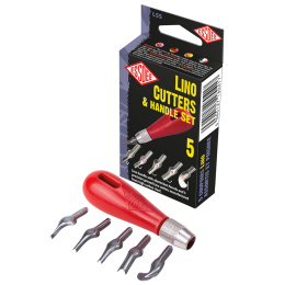 Linoleumschneider 5 Stück in der Gruppe Basteln & Hobby / Techniken / Linoldruck bei Pen Store (130665)