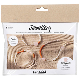 Mini DIY-kit Schmuck Rosenquarz in der Gruppe Kids / Spaß und Lernen / Schmuck und Perlen / DIY-Set bei Pen Store (130691)