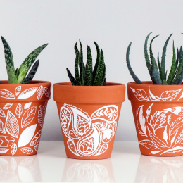 White 8-er Set-1 in der Gruppe Stifte / Künstlerstifte / Acrylmarker bei Pen Store (130694)