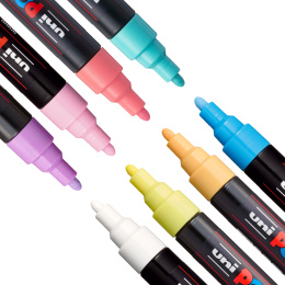 PC-5M Soft Colours 8-er Set in der Gruppe Stifte / Künstlerstifte / Acrylmarker bei Pen Store (130699)
