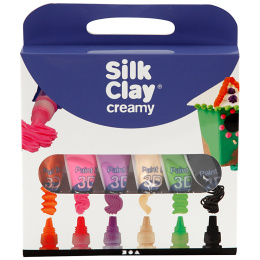 Silk Clay Creamy 6x35ml Set 2 in der Gruppe Basteln & Hobby / Basteln / Modellieren bei Pen Store (130761)