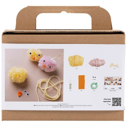 Mini DIY-kit Pompom-Hühner in der Gruppe Basteln & Hobby / Feiertage und Jahreszeiten / Basteln zu Ostern bei Pen Store (130809)