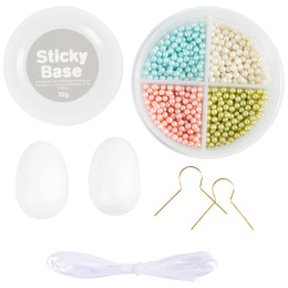 Mini DIY-kit Perlen-Ei in der Gruppe Basteln & Hobby / Feiertage und Jahreszeiten / Basteln zu Ostern bei Pen Store (130811)