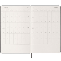 Kalender 18M WeekNote Soft Cover Large Black in der Gruppe Papier & Blöcke / Kalender und Terminkalender / 18 Monate Tageskalender bei Pen Store (130880)