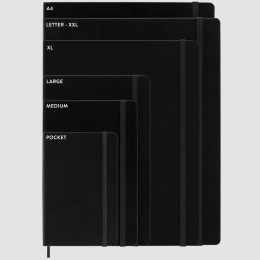 Kalender 18M WeekNote Soft Cover Large Black in der Gruppe Papier & Blöcke / Kalender und Terminkalender / 18 Monate Tageskalender bei Pen Store (130880)