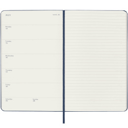 Kalender 18M WeekNote Hard Cover Pocket Sapphire Blue in der Gruppe Papier & Blöcke / Kalender und Terminkalender / 18 Monate Tageskalender bei Pen Store (130889)