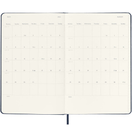 Kalender 18M WeekNote Hard Cover Pocket Sapphire Blue in der Gruppe Papier & Blöcke / Kalender und Terminkalender / 18 Monate Tageskalender bei Pen Store (130889)