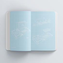 Blueprint Notebook: Technical Innovations in der Gruppe Papier & Blöcke / Schreiben und Notizen / Notizbücher bei Pen Store (131112)