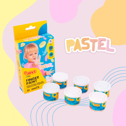 Fingerfarben 6x35 ml Pastellfarben (2 Jahre+) in der Gruppe Kids / Basteln für Kinder / Malfarbe für Kinder / Fingerfarben bei Pen Store (131126)