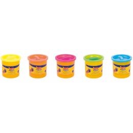 Weiche Modelliermasse 5x110g Neonfarben in der Gruppe Kids / Basteln für Kinder / Basteln mit Ton bei Pen Store (131133)