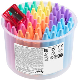 Wachsmalkreide Jumbo Pastellfarben 60er-Set (ab 4 Jahren) in der Gruppe Kids / Stifte für Kinder / Kreidestiften für Kinder bei Pen Store (131137)