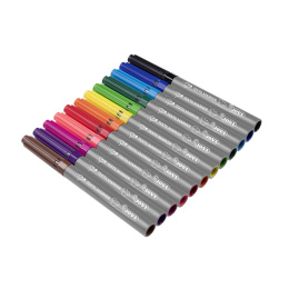 Textilstifte 12er-Pack (3 Jahren+) in der Gruppe Basteln & Hobby / Farben / Textilmarker bei Pen Store (131270)