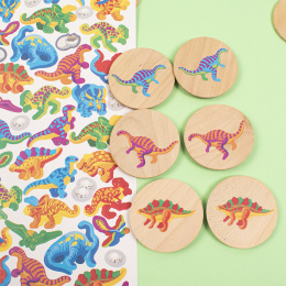 Stickers Dinosaurier 2 Blatt in der Gruppe Kids / Spaß und Lernen / Stickers bei Pen Store (131321)