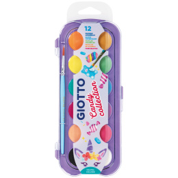 Candy Collection Acquerelli Aquarellfarbe 12er-Set in der Gruppe Kids / Basteln für Kinder / Wasserfarben für Kinder bei Pen Store (131400)