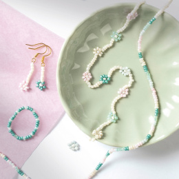 Rocailles-Perlen-Set Pastell in der Gruppe Basteln & Hobby / Basteln / Selbstgemachter Schmuck bei Pen Store (131537)
