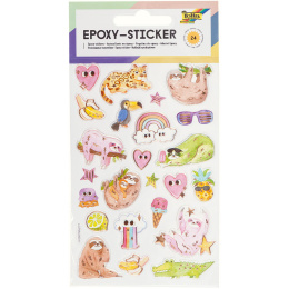 Epoxy-Sticker Summer 1 Blatt in der Gruppe Kids / Spaß und Lernen / Stickers bei Pen Store (131541)