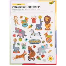 Sticker Circus 2 Blatt in der Gruppe Kids / Spaß und Lernen / Stickers bei Pen Store (131545)