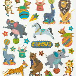 Sticker Circus 2 Blatt in der Gruppe Kids / Spaß und Lernen / Stickers bei Pen Store (131545)