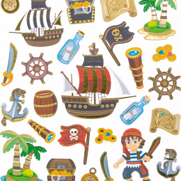 Sticker Pirates 2 Blatt in der Gruppe Kids / Spaß und Lernen / Stickers bei Pen Store (131546)