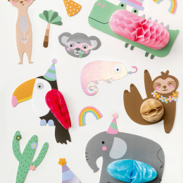 Wabenball Sticker Jungle 1 Blatt in der Gruppe Kids / Spaß und Lernen / Stickers bei Pen Store (131555)