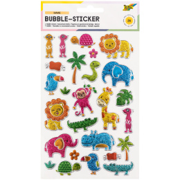 3D Sticker Safari 1 Blatt in der Gruppe Kids / Spaß und Lernen / Stickers bei Pen Store (131563)