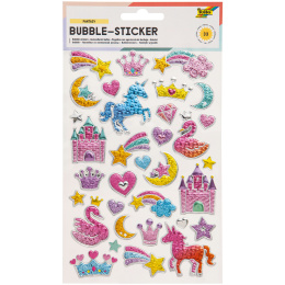 3D ticker Fantasy 1 Blatt in der Gruppe Kids / Spaß und Lernen / Stickers bei Pen Store (131564)