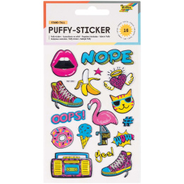 Soft 3D Sticker Stand Tall 1 Blatt in der Gruppe Kids / Spaß und Lernen / Stickers bei Pen Store (131566)