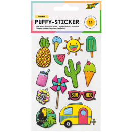 Soft 3D Sticker Summer 1 Blatt in der Gruppe Kids / Spaß und Lernen / Stickers bei Pen Store (131567)