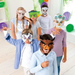 Kindermasken Grusel 6er-Pack in der Gruppe Kids / Spaß und Lernen / Kindergeburtstag bei Pen Store (131575)