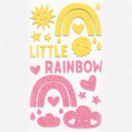 Moosgummi Sticker Rainbow 2 Blatt  in der Gruppe Kids / Spaß und Lernen / Stickers bei Pen Store (131584)