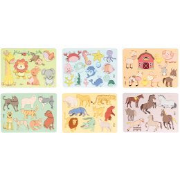 Kreativ-Schablonen Zoo 6er-Pack in der Gruppe Kids / Stifte für Kinder / 5+ Jahre bei Pen Store (131624)